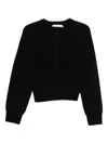 Iro Crew-neck Cardigan In Black