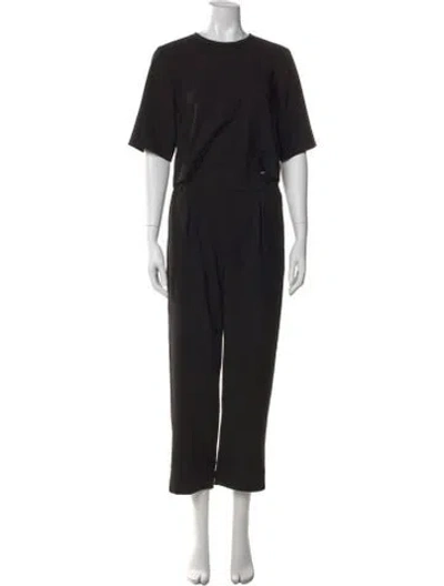 Pre-owned Iro Crew Neck Jumpsuit In Black