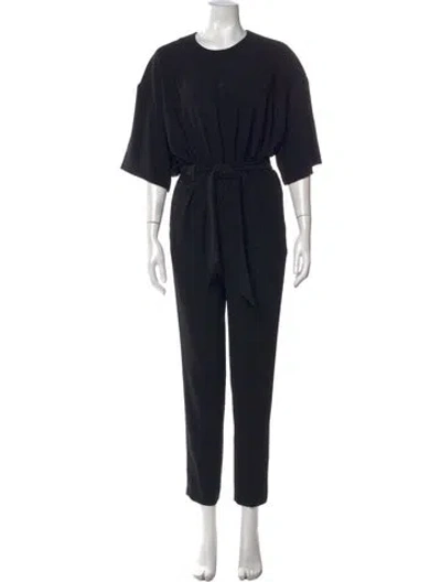 Pre-owned Iro Crew Neck Jumpsuit In Black