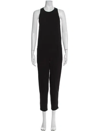 Pre-owned Iro Crew Neck Jumpsuit In Black