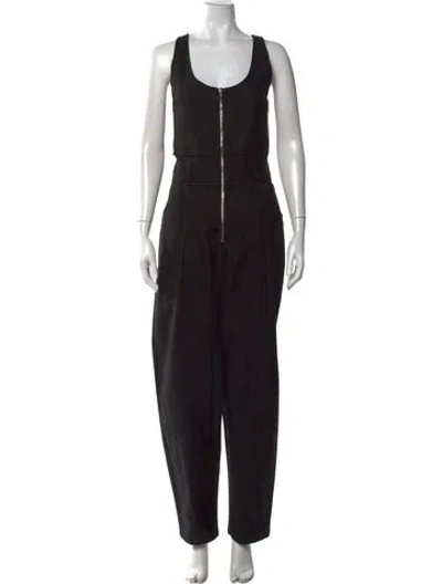 Pre-owned Iro Crew Neck Jumpsuit In Black