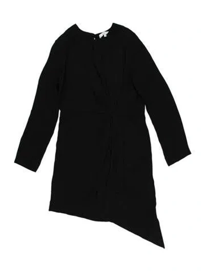 Pre-owned Iro Crew Neck Knee-length Dress In Black