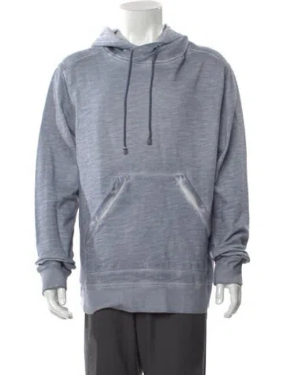 Pre-owned Iro Crew Neck Long Sleeve Hoodie In Blue