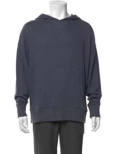 Pre-owned Iro Crew Neck Long Sleeve Hoodie In Blue
