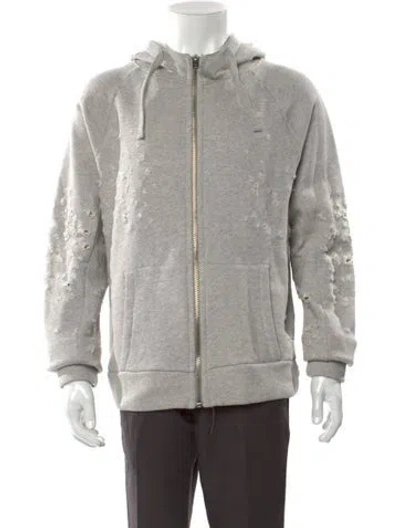 Pre-owned Iro Crew Neck Long Sleeve Hoodie In Gray