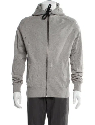 Pre-owned Iro Crew Neck Long Sleeve Hoodie In Gray