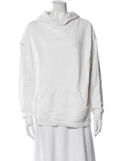 Pre-owned Iro Crew Neck Long Sleeve Hoodie In White