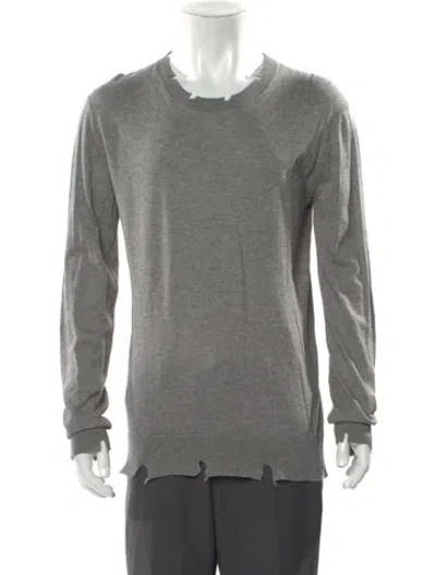 Pre-owned Iro Crew Neck Long Sleeve Pullover In Gray