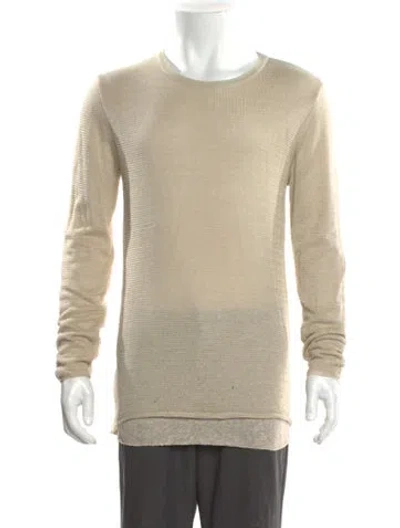 Pre-owned Iro Crew Neck Long Sleeve Pullover In Neutral