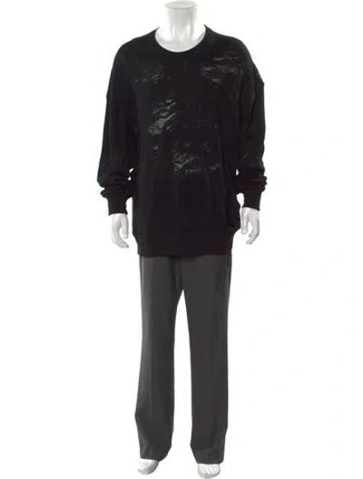 Pre-owned Iro Crew Neck Long Sleeve Pullover W/ Tags In Black