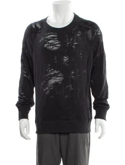 Pre-owned Iro Crew Neck Long Sleeve Pullover W/ Tags In Black