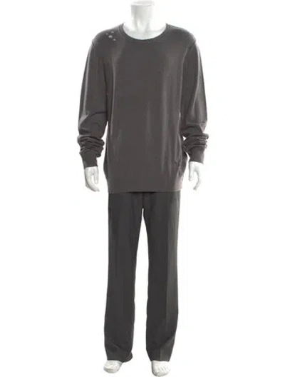Pre-owned Iro Crew Neck Long Sleeve Pullover W/ Tags In Gray
