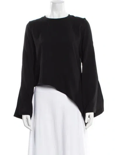 Pre-owned Iro Crew Neck Long Sleeve Sweatshirt In Black