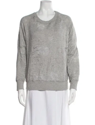 Pre-owned Iro Crew Neck Long Sleeve Sweatshirt In Gray
