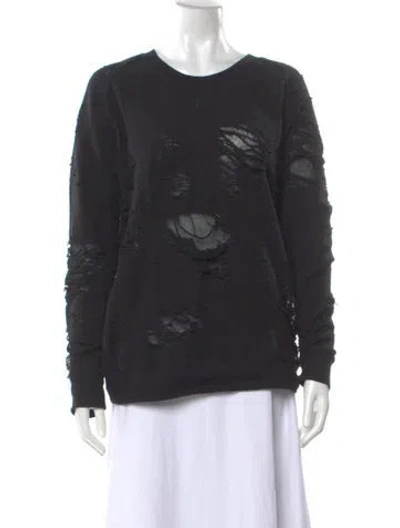 Pre-owned Iro Crew Neck Long Sleeve Sweatshirt In Gray