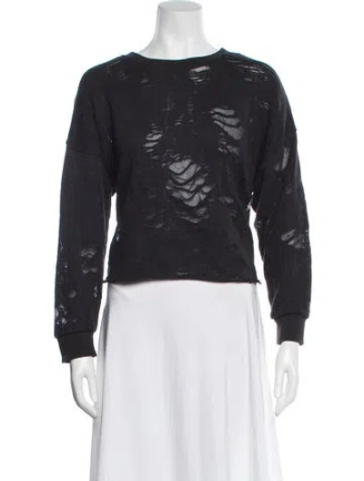 Pre-owned Iro Crew Neck Long Sleeve Sweatshirt In Gray