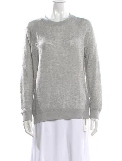 Pre-owned Iro Crew Neck Long Sleeve Sweatshirt In Gray
