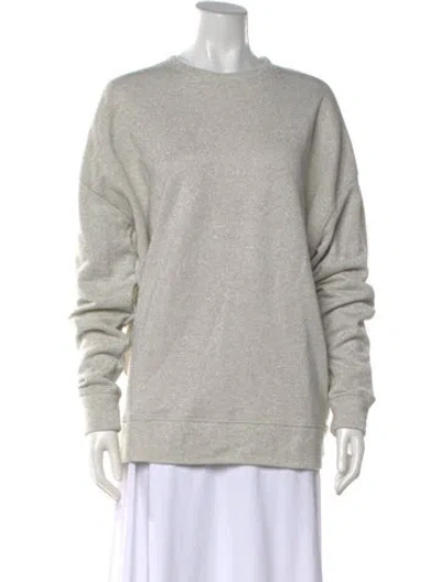 Pre-owned Iro Crew Neck Long Sleeve Sweatshirt In Gray