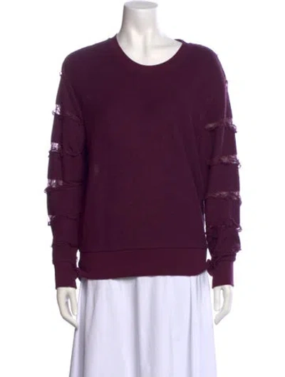 Pre-owned Iro Crew Neck Long Sleeve Sweatshirt W/ Tags In Purple