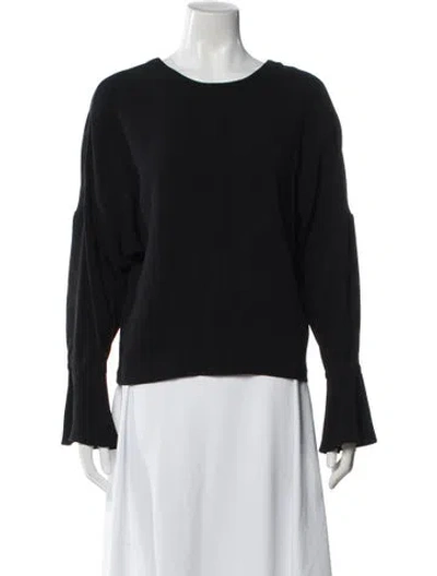 Pre-owned Iro Crew Neck Long Sleeve Top In Gray