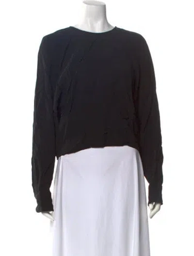 Pre-owned Iro Crew Neck Long Sleeve Top W/ Tags In Black