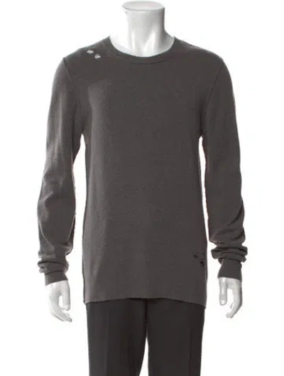 Pre-owned Iro Crew Neck Long Sleeve T-shirt In Gray