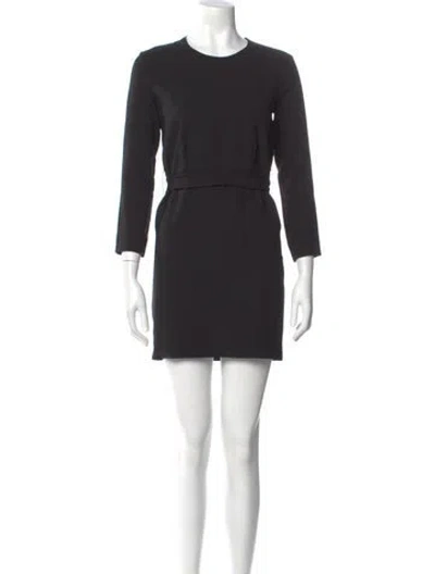 Pre-owned Iro Crew Neck Mini Dress In Multi