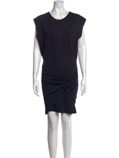 Pre-owned Iro Crew Neck Mini Dress In Multi