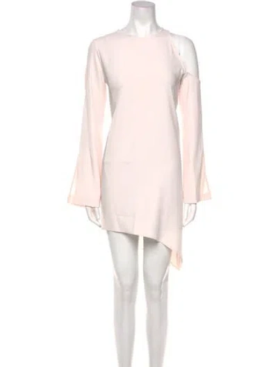 Pre-owned Iro Crew Neck Mini Dress In Pink