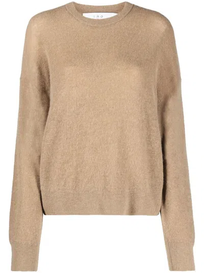 Iro Crew Neck Pullover Jumper In Nude