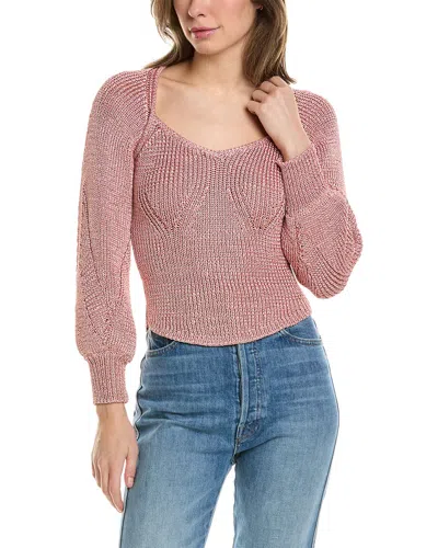 Iro Crew Neck Pullover In Pink