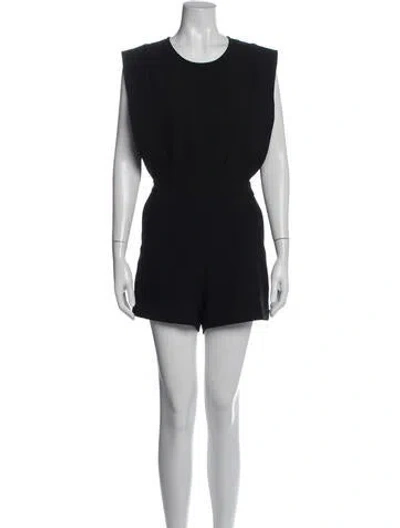 Pre-owned Iro Crew Neck Romper In Blue