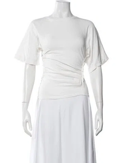 Pre-owned Iro Crew Neck Short Sleeve Top In Neutral