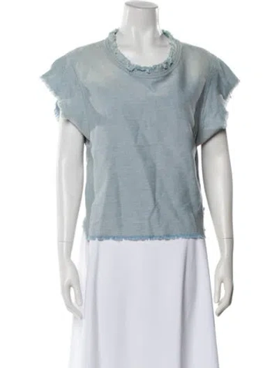 Pre-owned Iro Crew Neck Short Sleeve T-shirt In Blue