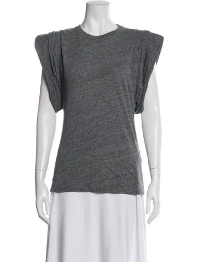 Pre-owned Iro Crew Neck Short Sleeve T-shirt In Gray