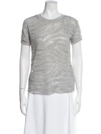 Pre-owned Iro Crew Neck Short Sleeve T-shirt In Gray