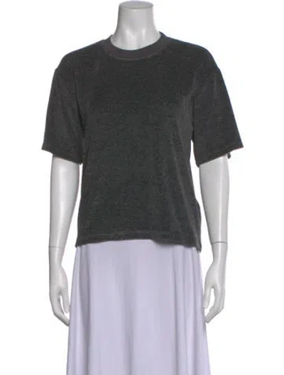 Pre-owned Iro Crew Neck Short Sleeve T-shirt In Gray