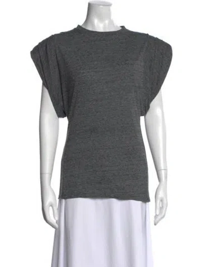 Pre-owned Iro Crew Neck Short Sleeve T-shirt In Gray