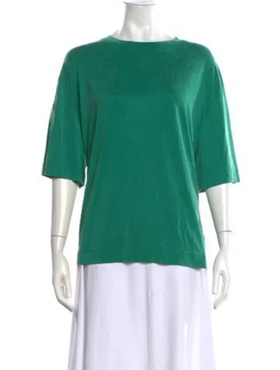 Pre-owned Iro Crew Neck Short Sleeve T-shirt In Green
