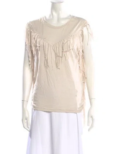 Pre-owned Iro Crew Neck Short Sleeve T-shirt In Neutral