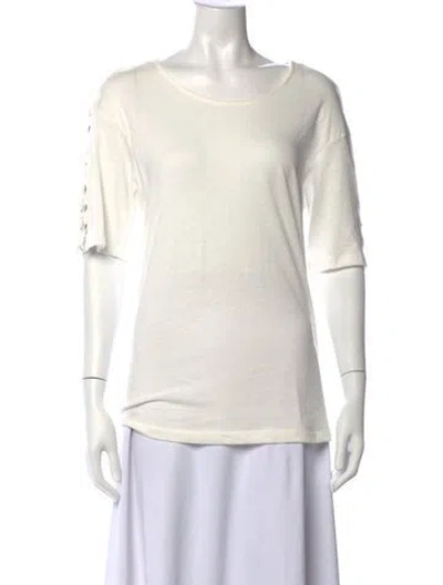 Pre-owned Iro Crew Neck Short Sleeve T-shirt In Neutrals
