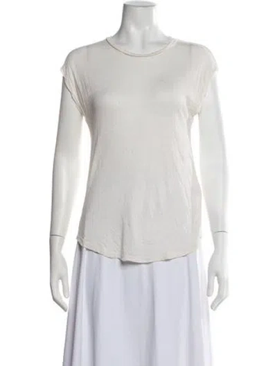 Pre-owned Iro Crew Neck Short Sleeve T-shirt In Neutrals