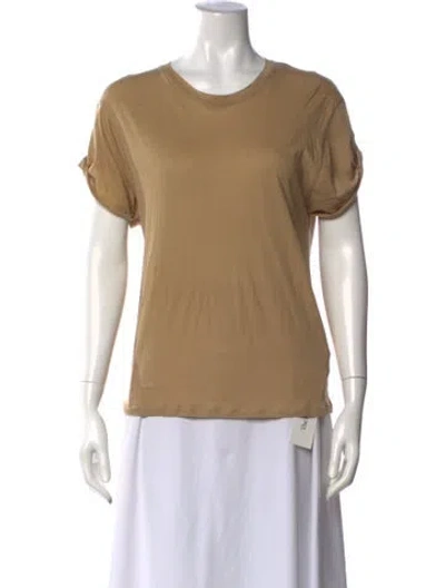 Pre-owned Iro Crew Neck Short Sleeve T-shirt In Neutrals