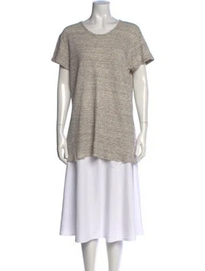 Pre-owned Iro Crew Neck Short Sleeve T-shirt In Neutrals