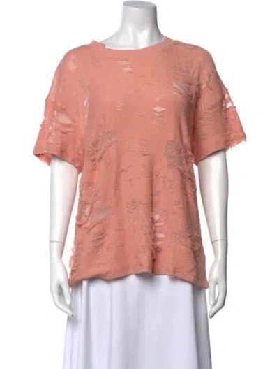 Pre-owned Iro Crew Neck Short Sleeve T-shirt In Pink