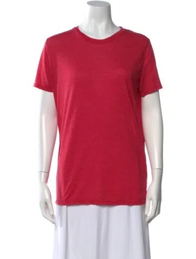 Pre-owned Iro Crew Neck Short Sleeve T-shirt In Red