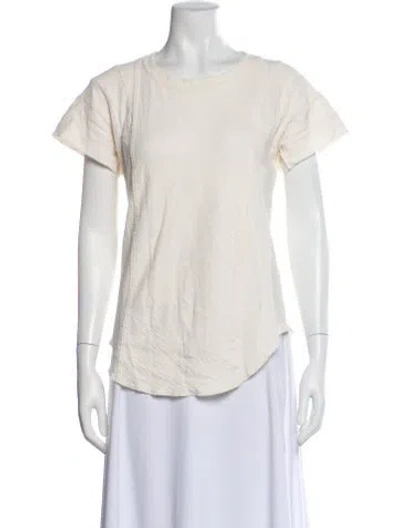 Pre-owned Iro Crew Neck Short Sleeve T-shirt In White