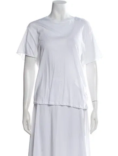 Pre-owned Iro Crew Neck Short Sleeve T-shirt In White