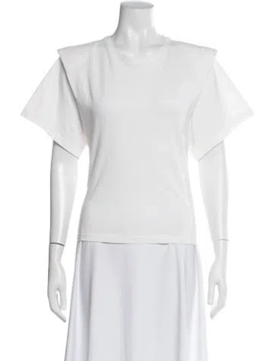 Pre-owned Iro Crew Neck Short Sleeve T-shirt In White