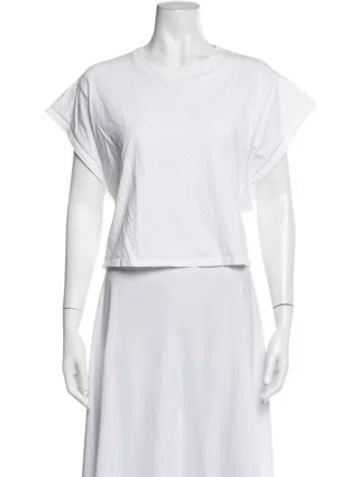 Pre-owned Iro Crew Neck Short Sleeve T-shirt In White